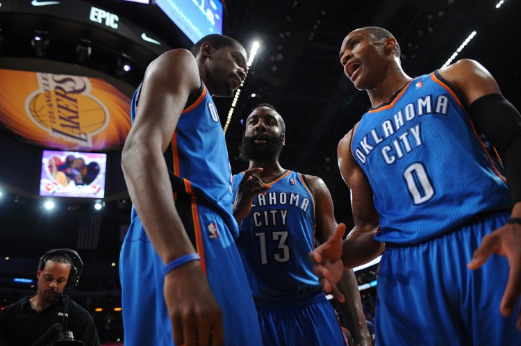  雷霆三少得分全部進(jìn)入歷史前20！他們是NBA歷史最大的如果嗎？